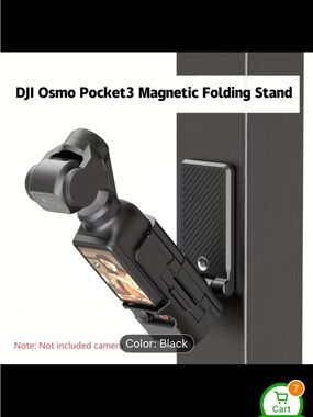 DJI Osmo Pocket Magnetic Folding Stand Mount - Black